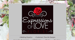 Desktop Screenshot of expressionsofloveflorist.com